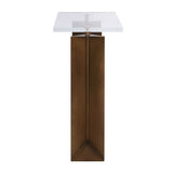 Modern European furniture - Clear Top Side Table - www.oroa.com