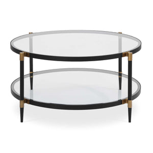   Round Tempered Glass Coffee Table | Oroa.com