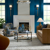 Modern European furniture - Round Tempered Glass Coffee Table - www.oroa.com