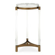 Modern European furniture - Round Clear Accent Table - www.oroa.com