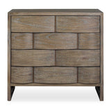 Modern European furniture - Brown Wooden 4-Drawer Chest - www.oroa.com