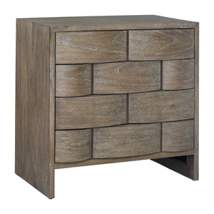   Brown Wooden 4-Drawer Chest | Oroa.com