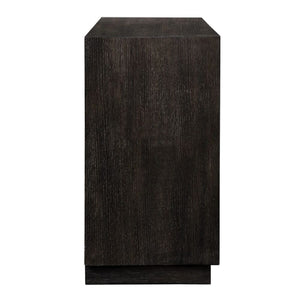   Black Oak Chevron 3-Drawer Chest | Oroa.com