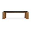 Modern European furniture - Black Concrete Top Dining Table - www.oroa.com