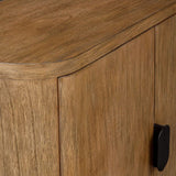 Modern European furniture - Mindi Wood 2-Door Cabinet - www.oroa.com