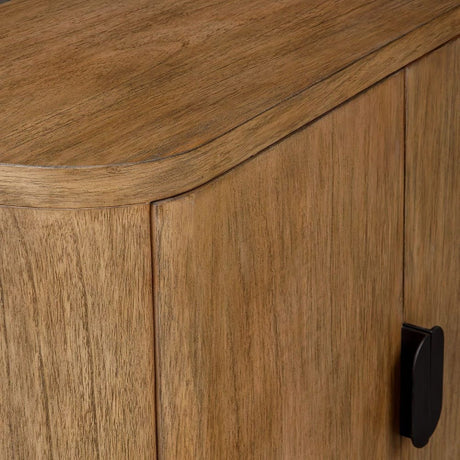 Modern European furniture - Mindi Wood 2-Door Cabinet - www.oroa.com