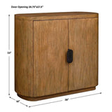 Modern European furniture - Mindi Wood 2-Door Cabinet - www.oroa.com