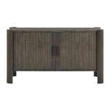 Modern European furniture - Gray Wooden Sliding Door Cabinet - www.oroa.com