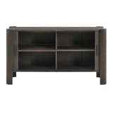 Modern European furniture - Gray Wooden Sliding Door Cabinet - www.oroa.com
