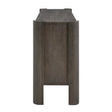 Modern European furniture - Gray Wooden Sliding Door Cabinet - www.oroa.com