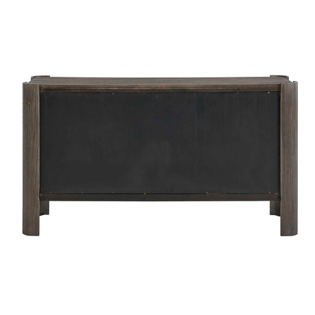 Modern European furniture - Gray Wooden Sliding Door Cabinet - www.oroa.com