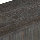 Modern European furniture - Gray Wooden Sliding Door Cabinet - www.oroa.com