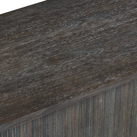 Modern European furniture - Gray Wooden Sliding Door Cabinet - www.oroa.com