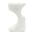 Modern European furniture - White Stone Indoor/Outdoor Accent Table - www.oroa.com