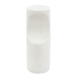 Modern European furniture - White Stone Indoor/Outdoor Accent Table - www.oroa.com
