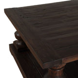 Modern European furniture - Dark Fir Wood Coffee Table - www.oroa.com