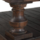 Modern European furniture - Dark Fir Wood Coffee Table - www.oroa.com