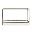 Modern European furniture - Brass Framed Marble Console Table - www.oroa.com
