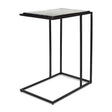 Modern European furniture - Cast Glass C-Shaped End Table - www.oroa.com
