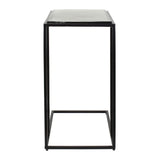 Modern European furniture - Cast Glass C-Shaped End Table - www.oroa.com