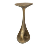Modern European furniture - Antique Brass Indoor/Outdoor Accent Table - www.oroa.com