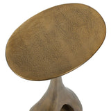 Modern European furniture - Antique Brass Indoor/Outdoor Accent Table - www.oroa.com