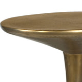 Modern European furniture - Antique Brass Indoor/Outdoor Accent Table - www.oroa.com