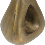 Modern European furniture - Antique Brass Indoor/Outdoor Accent Table - www.oroa.com