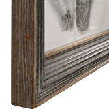 Modern European furniture - Black & White Horses Art Print - www.oroa.com