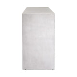 Modern European furniture - Carved Mindi Wood 4-Door Cabinet - www.oroa.com
