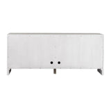 Modern European furniture - Carved Mindi Wood 4-Door Cabinet - www.oroa.com