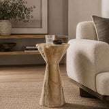 Modern European furniture - Hourglass Teak Indoor/Outdoor Drink Table - www.oroa.com