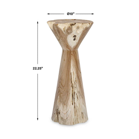 Modern European furniture - Hourglass Teak Indoor/Outdoor Drink Table - www.oroa.com