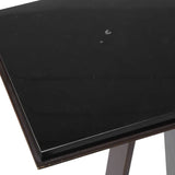 Modern European furniture - Black Marble Side Table - www.oroa.com