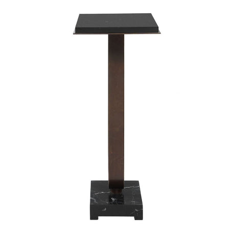 Modern European furniture - Black Marble Side Table - www.oroa.com