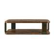 Modern European furniture - Mappa Burl Rectangular Coffee Table - www.oroa.com