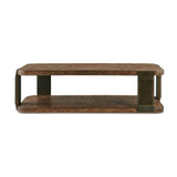 Modern European furniture - Mappa Burl Rectangular Coffee Table - www.oroa.com