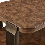 Modern European furniture - Mappa Burl Rectangular Coffee Table - www.oroa.com