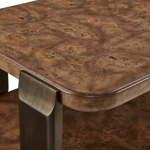   Mappa Burl Rectangular Coffee Table | Oroa.com