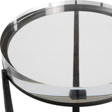 Crystal Top Accent Table | Uttermost Midas