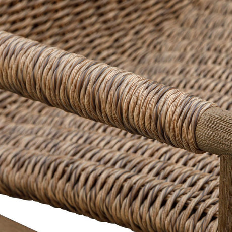 Modern European furniture - Wicker Scooped Outdoor Lounge Chair  - www.oroa.com