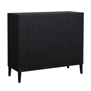   Black Wooden 2-Door Cabinet | Oroa.com