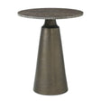 Modern European furniture - Round Bronze Indoor/Outdoor Accent Table - www.oroa.com