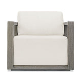 White Cushioned Outdoor Lounge Chair | Uttermost Remsen