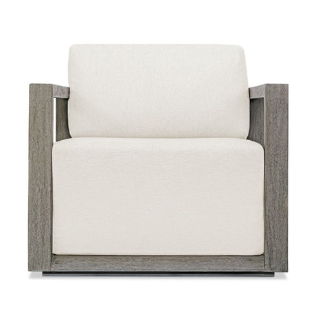 White Cushioned Outdoor Lounge Chair | Uttermost Remsen