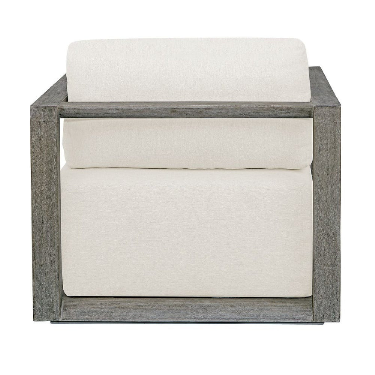   White Cushioned Outdoor Lounge Chair | Oroa.com