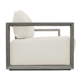 Modern European furniture - Gray Mahogany Outdoor 4-Seater Sofa - www.oroa.com