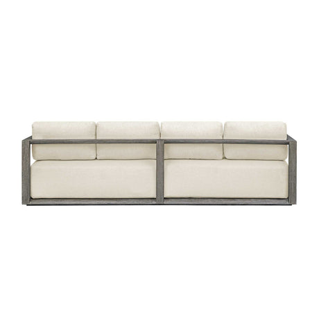 Modern European furniture - Gray Mahogany Outdoor 4-Seater Sofa - www.oroa.com