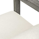 Modern European furniture - Gray Mahogany Outdoor 4-Seater Sofa - www.oroa.com