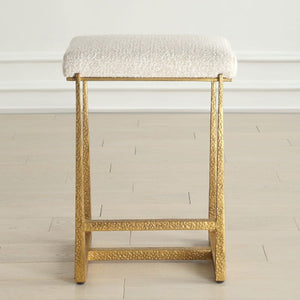   Green Fabric Counter Stool | Oroa.com